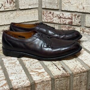 Allen Edmonds Colfax Dark Brown Leather Oxfords Lace Up Size 11.5